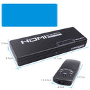 5 Port 1080P Video Switcher Selector HDMI Splitter Hubs Box Remote for HDTV