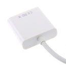 1080P DP Display Port Male to VGA Female Adapter Converter for MAC Laptop TV White