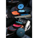 BUBM VCD Professional 32 Disc Capacity Car House CD/DVD Wallet Twill Cover Orange