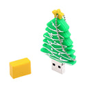 Pendrive USB2.0 Flash Drive Memory Stick Christmas Tree U-Disk for Laptop 64GB