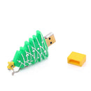 Pendrive USB2.0 Flash Drive Memory Stick Christmas Tree U-Disk for Laptop 64GB