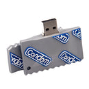 Portable Fashion Square Style USB Metal Flash Memory Stick Pen Drive Storage Thumb 64GB