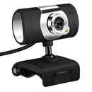 HD Camera USB Web Cam Multi-angle Webcam withmic Light Vision for Computer