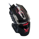 3200DPI Wired Gaming Mouse With LED Light Mechanical Macros For Laptop Black