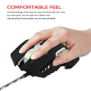 3200DPI Wired Gaming Mouse With LED Light Mechanical Macros For Laptop Black