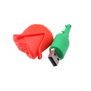 64GB USB 2.0 Flash Drive High Read Speed Memory Storage for Laptop Rose Shape
