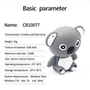 Portable Fashion Grey Koala Style USB Metal Flash Memory Stick Pen Drive Storage Thumb 16GB