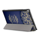 Smart Thin Folio Stand Leather Case Smart Cover for Lenovo TAB4 10 Plus Sapphire Color