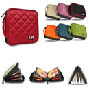 32 Discs CD DVD Blue-ray Bag Case Holder Storage Wallet Portable BUBM Red