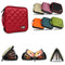 32 Discs CD DVD Blue-ray Bag Case Holder Storage Wallet Portable BUBM Red