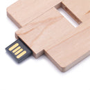 Maple-Wooden Mini USB2.0 Flash Drive Memory Stick Storage Pen Disk for Laptop Notebook Disk 32GB