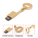 Memory Stick USB Flash Drive Disk Data Storage Retro Metal for Laptop 8GB
