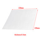 PEI Sheet PEI Polyetherimide Ultem Sheet for 3D Printer Bed 0.02" Thickness 220x220x0.5mm