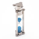 16GB Creative Hourglass Shape Waterproof Alloy Glass Mini USB Flash Drive High Speed Memory Stick U Disk Blue for PC Computer