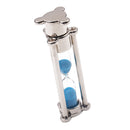 16GB Creative Hourglass Shape Waterproof Alloy Glass Mini USB Flash Drive High Speed Memory Stick U Disk Blue for PC Computer