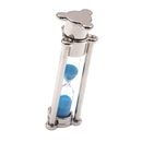 16GB Creative Hourglass Shape Waterproof Alloy Glass Mini USB Flash Drive High Speed Memory Stick U Disk Blue for PC Computer