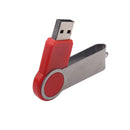 USB Flash Drive Swievel Thumb Drives Memory Stick Rotatable Laptop Pendrive Red 64 GB