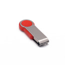 USB Flash Drive Swievel Thumb Drives Memory Stick Rotatable Laptop Pendrive Red 64 GB
