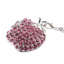 Jewelry Crystal USB 2.0 Flash Drive U Disk For PC Laptop Pink Necklace 64GB