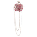 Jewelry Crystal USB 2.0 Flash Drive U Disk For PC Laptop Pink Necklace 64GB