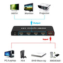 HDMI Splitter 1X4 Amplifier Switch Box 4Ports HD Hub Splitter 3D For HDTV PC