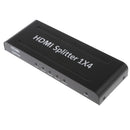 HDMI Splitter 1X4 Amplifier Switch Box 4Ports HD Hub Splitter 3D For HDTV PC