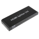 HDMI Splitter 1X4 Amplifier Switch Box 4Ports HD Hub Splitter 3D For HDTV PC