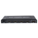 HDMI Splitter 1X4 Amplifier Switch Box 4Ports HD Hub Splitter 3D For HDTV PC