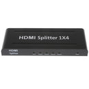 HDMI Splitter 1X4 Amplifier Switch Box 4Ports HD Hub Splitter 3D For HDTV PC