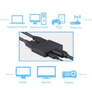 2 Port 4Kx2K 1080P 3D HDMI Switch Switcher Selector Splitter for HDTV Laptop DVD Player
