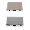 Digital AV Adapter USB to HDMI / VGA+Audio Dual Display Converter Adapter for IOS Android Smartphone MacBook Rose Gold