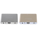 Digital AV Adapter USB to HDMI / VGA+Audio Dual Display Converter Adapter for IOS Android Smartphone MacBook Rose Gold