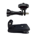 Backpack Strap Hat Clip Clamp Mount + 1/4'' Tripod Adapter +Screw for GoPro 5 4