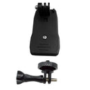Backpack Strap Hat Clip Clamp Mount + 1/4'' Tripod Adapter +Screw for GoPro 5 4