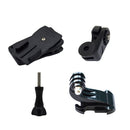 Universal 360 Degree Sports Camera Clamp Clip Mount Kit W/1/4" Screw Adapter