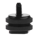 Mount Adapter 1/4'' Hot Shoe+ Tripod Monopod Connector Head for GoPro Hero 2/3/3+ SJCAM
