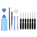 15Piece Mobile Cell Phone Screen Opening Repair Tools Kit Screwdriver Set