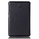 Smart Wake/Sleep Flip Protective PU Case Cover For Samsung T580/T585 Tablet Black