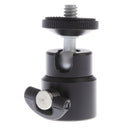 360 Degree Swivel Mini Ball Head Mount Bracket Stand for Video Camera Tripod