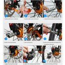 Durable Bicycle Camera Mount Holder 360Â° Wheel Hub Bracket Mount for GoPro