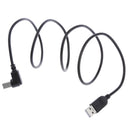 USB2.0 Male To Type B 90Degree Left Angle Extension Adapter Cable Bend