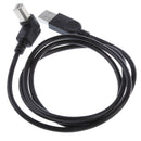 USB2.0 Male To Type B 90Degree Left Angle Extension Adapter Cable Bend