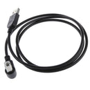 90 Degree Right Angle USB2.0 Male to USB Type B Data Sync Charging Cable