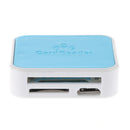3-in-1 Type-C OTG Card Reader Adapter For Samsung Huawei Phone Tablet Blue