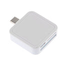 3-in-1 Type-C OTG Card Reader Adapter For Samsung Huawei Phone Tablet Blue
