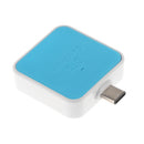 3-in-1 Type-C OTG Card Reader Adapter For Samsung Huawei Phone Tablet Blue