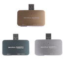 USB3.0 Micro USB Combo USB HUB SD/TF Card Reader With OTG For Laptop Gold
