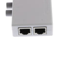RJ45 2 Ports External Push Botton Network Switch RJ45-2M for PC Laptop
