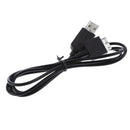 1Meter 3.2FT High Speed 2 in 1 USB 2.0 Charger Cable Charging Data Sync Cord Line for Sony PSV