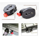 Mini Quick Release Plate For LCD Monitor Magic Arm LED Light Camera Rig